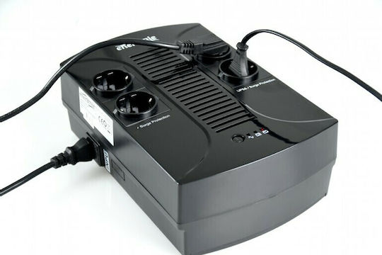 Energenie EG-UPS-001 UPS Line-Interactive 650VA 390W με 4 Schuko Πρίζες