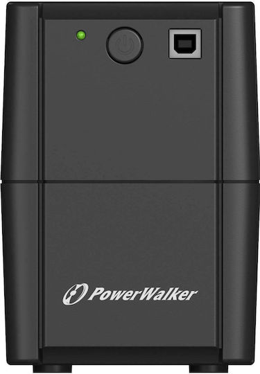 Powerwalker VI 850 SH UPS Line-Interactive 850VA 480W με 2 Schuko Πρίζες