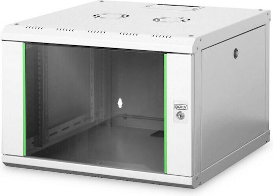 Digitus Επιτοίχια Καμπίνα Rack 7U 60x60x42cm Γκρι DN-19 07U-6/6