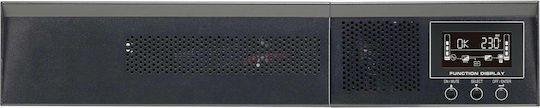 Powerwalker VFI 3000 RMG PF1 UPS On-Line 3000VA 3000W με 9 IEC Πρίζες