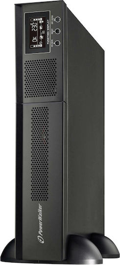 Powerwalker VFI 2000 RMG PF1 UPS On-Line 2000VA 2000W με 8 IEC Πρίζες