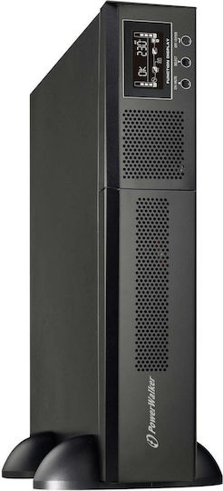 Powerwalker VFI 2000 RMG PF1 UPS On-Line 2000VA 2000W με 8 IEC Πρίζες
