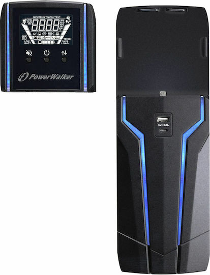 Powerwalker VI 1000 GXB IEC UPS Line-Interactive 1000VA 600W cu 8 IEC Prize