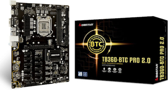 Biostar TB360 BTC Pro Motherboard ATX με Intel 1151 Socket