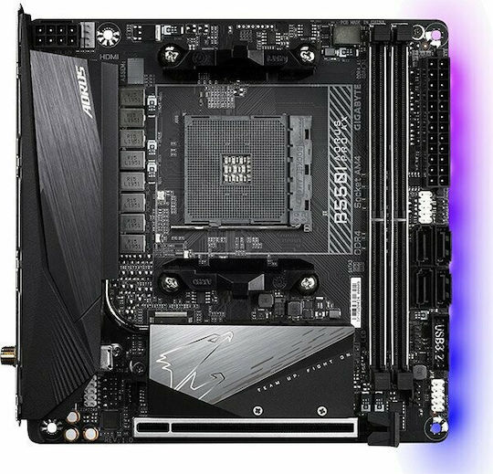 Gigabyte B550I Aorus Pro AX Wi-Fi Дънна платка Mini ITX с AMD AM4 Сокет