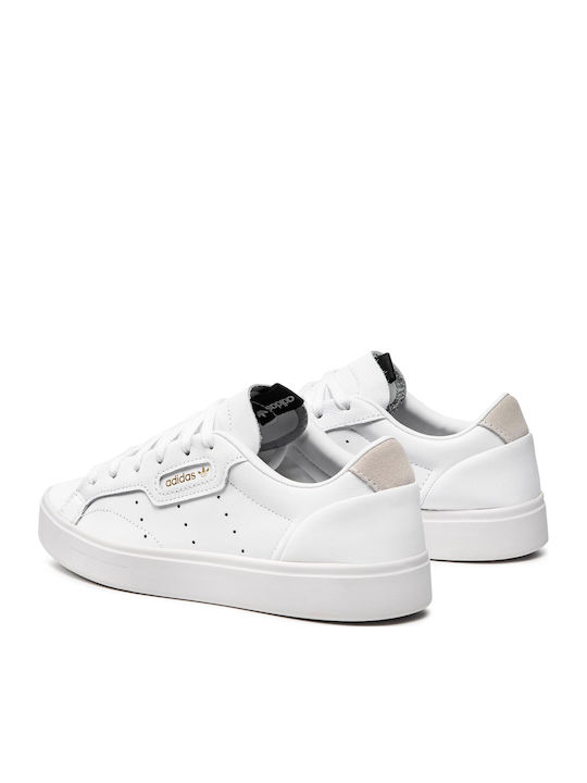 Sleek Γυναικεία Sneakers Cloud White / Crystal White