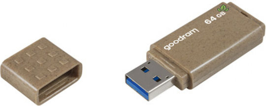 GoodRAM UME3 Eco Friendly 64GB USB 3.0 Stick Καφέ