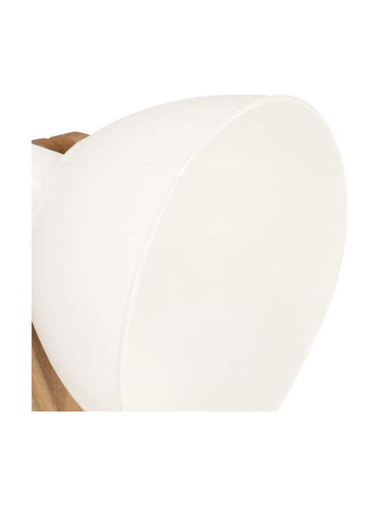 vidaXL Vintage Φωτιστικό Δαπέδου Υ150xΜ65εκ. με Ντουί για Λαμπτήρα E27 Λευκό