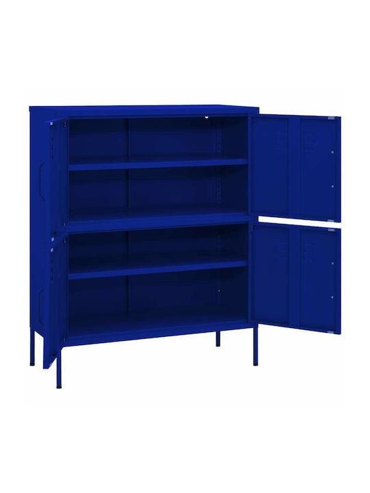 Kabinett Büro Ναυτικό Μπλε 80x35x101.5cm