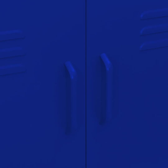 Metallisches Büroaufbewahrungsschubladenschrank Nautikblau 80x35x101,5cm
