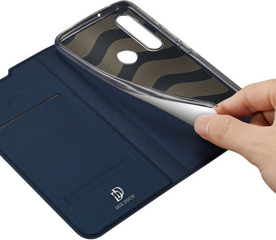 Dux Ducis Skin Pro Book Δερματίνης Μπλε (Huawei P40 Lite E)