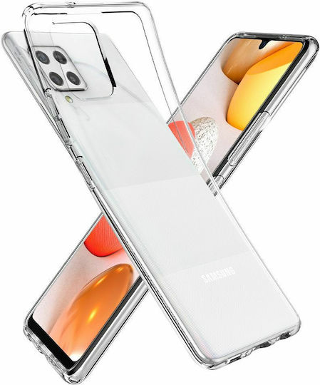 Spigen Liquid Crystal Back Cover Σιλικόνης Διάφανο (Galaxy A42)