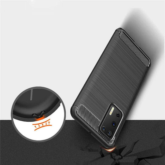 Hurtel Back Cover Silicon Negru (Huawei P40 Pro)