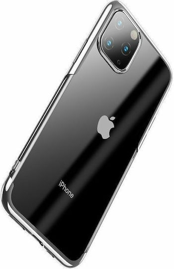 Baseus Shining Back Cover Σιλικόνης 2mm Ασημί (iPhone 11 Pro)