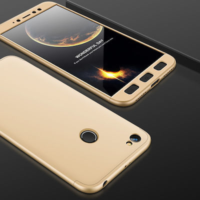 GKK Luxury 360 Full Cover Plastic Gold (Redmi Note 5a Prime)