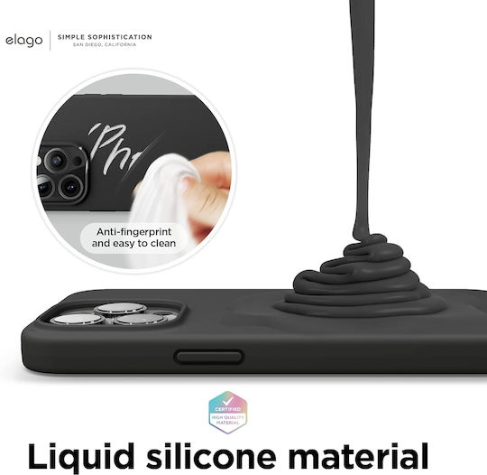 Elago Soft Back Cover Σιλικόνης 0.2mm Μαύρο (iPhone 13 Pro Max)