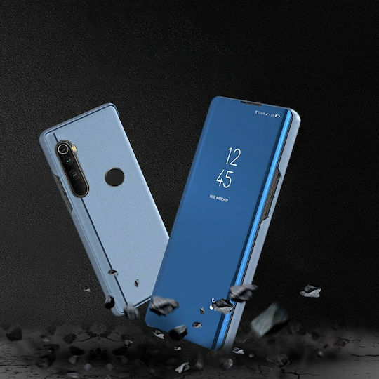 Hurtel Clear View Book Plastic Blue (Redmi Note 8T)
