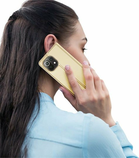 Dux Ducis Skin Pro Book Synthetic Leather Gold (Xiaomi Mi 11 Lite / 11 Lite 5G / 11 Lite 5G NE)