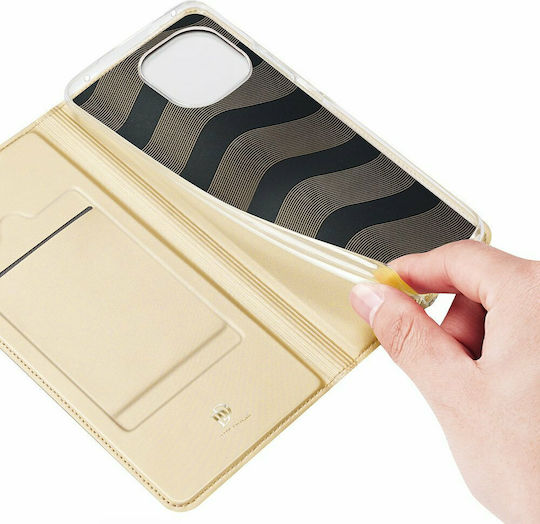 Dux Ducis Skin Pro Book Synthetic Leather Gold (Xiaomi Mi 11 Lite / 11 Lite 5G / 11 Lite 5G NE)