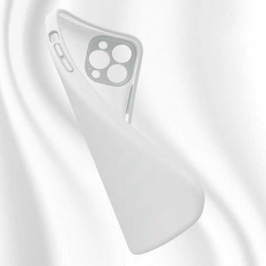 Baseus Liquid Gel Umschlag Rückseite Silikon Weiß (iPhone 13 Pro)