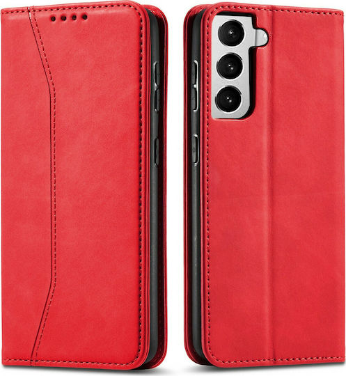 Bodycell PU Leather Book Synthetic Leather Red (Galaxy S21)