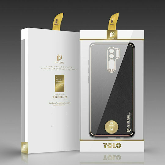 Dux Ducis Yolo Elegant Back Cover Δερματίνης / Πλαστικό Μαύρο (Redmi 9)