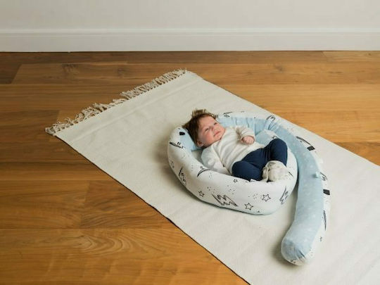 Minene Snuggly Панта Змия Вътрешен Светлосин 12x240см