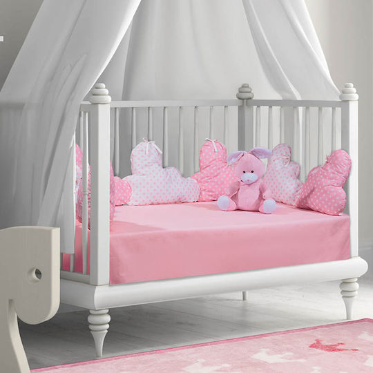 Greenwich Polo Club 8807 Crib Bumper Inside Pink 30x240cm