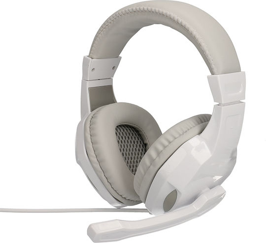 Lamtech Ceres Over Ear Gaming Headset με σύνδεση 3.5mm Λευκό