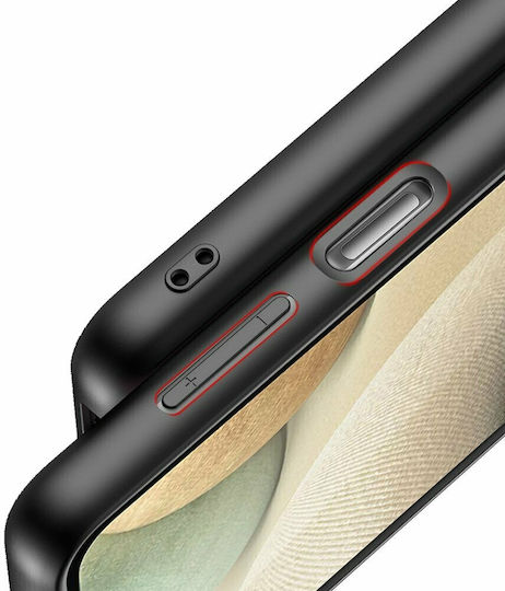 Dux Ducis Fino Back Cover Σιλικόνης / Υφασμάτινο με Λουράκι Χακί (Galaxy A12)