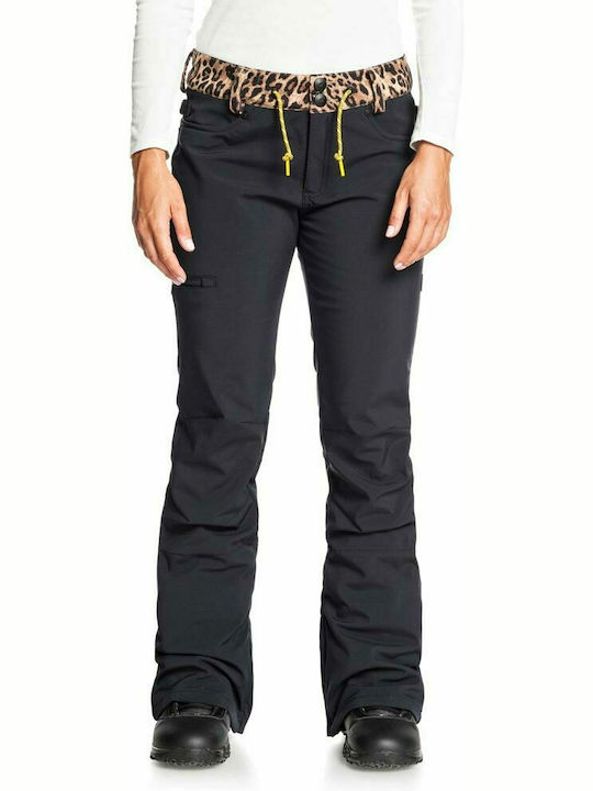 DC Viva ADJTP03005-KVJ0 Γυναικείο Παντελόνι Σκι & Snowboard Soft Shell Μαύρο