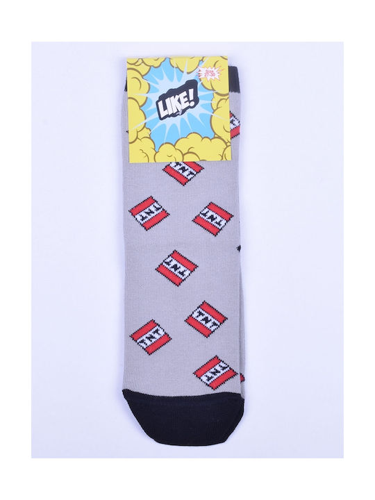 Like socks high with minecraft designs 1 pair MULTICOLOUR