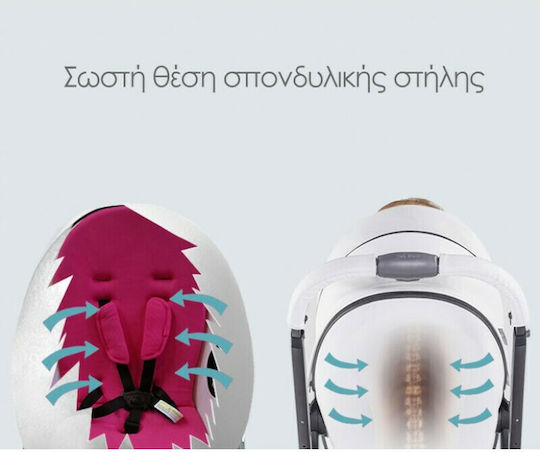 Hot Mom F22 Ρυθμιζόμενο Καρότσι 2 σε 1 Kατάλληλο για Nεογέννητο Ταμπά 18.5kg
