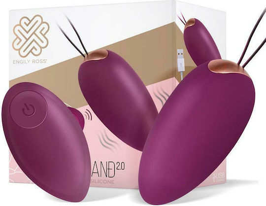 Engily Ross Garland 2.0 Vibrator Ei mit Fernbedienung 7cm Purple / Gold