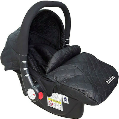 Beboulino Aiolos Premium 3 in 1 Verstellbar 3 in 1 Baby Kinderwagen Geeignet für Neugeborene Schwarz 603-0690-0006