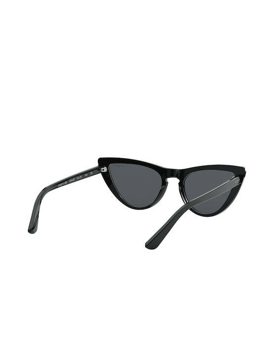 Vogue Women's Sunglasses with Black Acetate Frame and Black Lenses VO5211SM W44/87