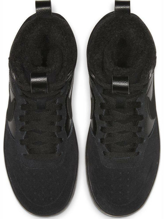 Court Borough Mid 2 Kinder Sneakers Hoch Schwarz