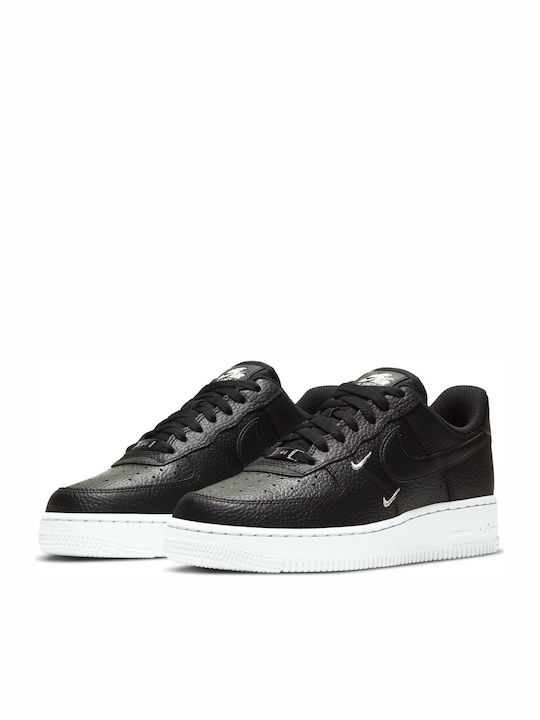 Air Force 1 '07 Sneakers Black / White / Metallic Silver