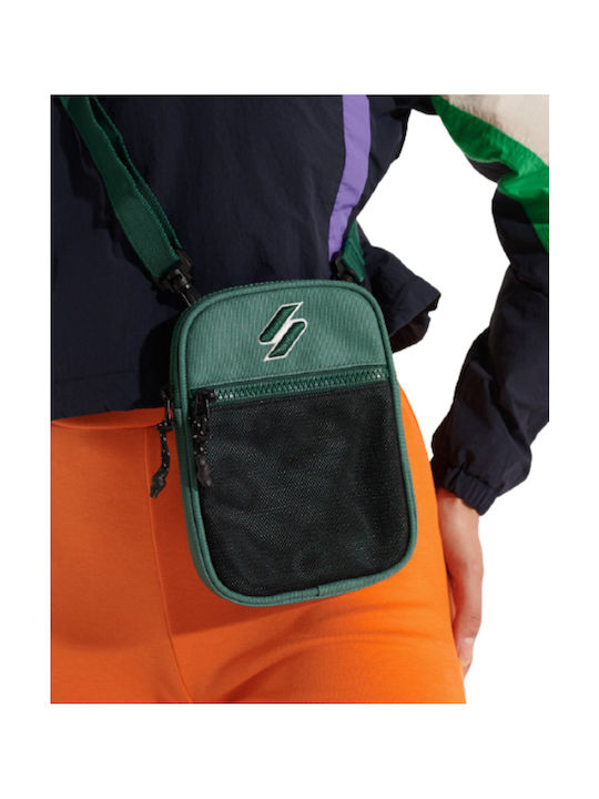 Superdry Ανδρική Τσάντα Ώμου / Χιαστί σε Πράσινο χρώμα