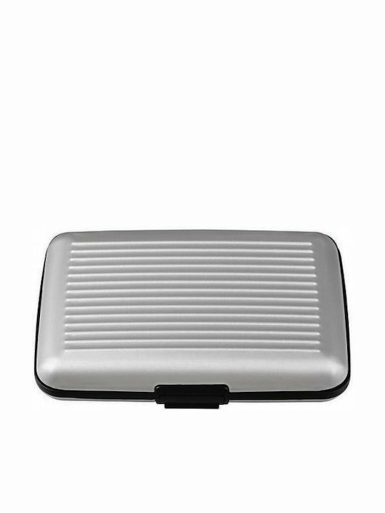Men's Wallet Cards with RFID Silver