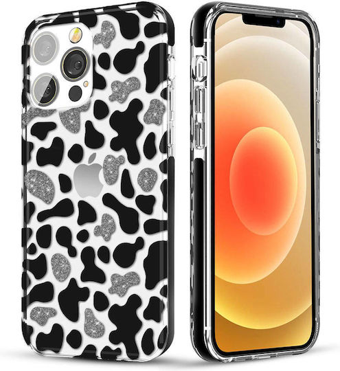 Kingxbar Wild Back Cover Σιλικόνης Cow (iPhone 13 Pro Max)