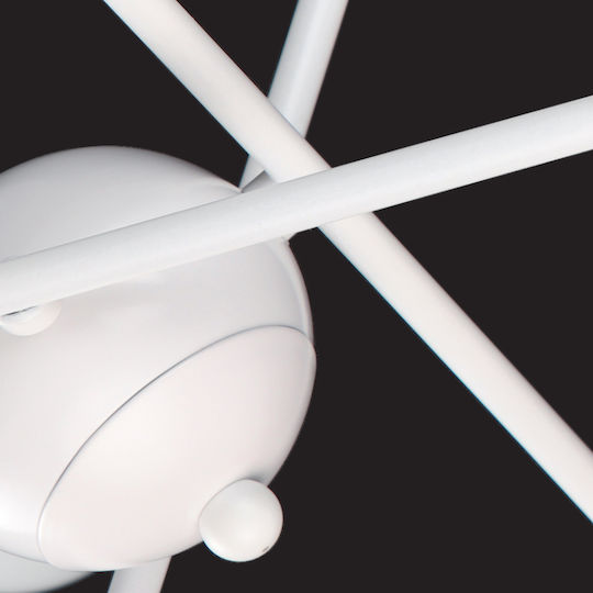 Home Lighting Gwen Κρεμαστό Φωτιστικό Λευκό με Ντουί E27 75x75x57εκ.
