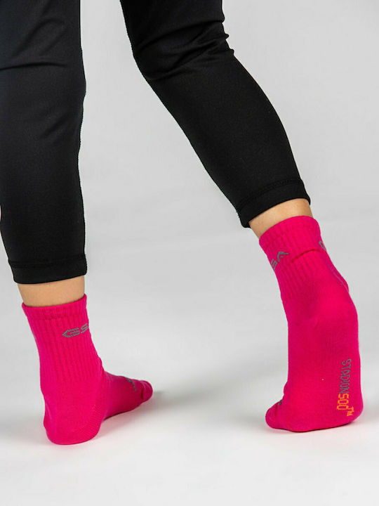 GSA Athletic Kids' Long Socks Aero 500 Pink 3 Pairs