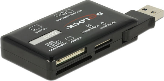 DeLock Card Reader USB 3.2 για SD/microSD/xD