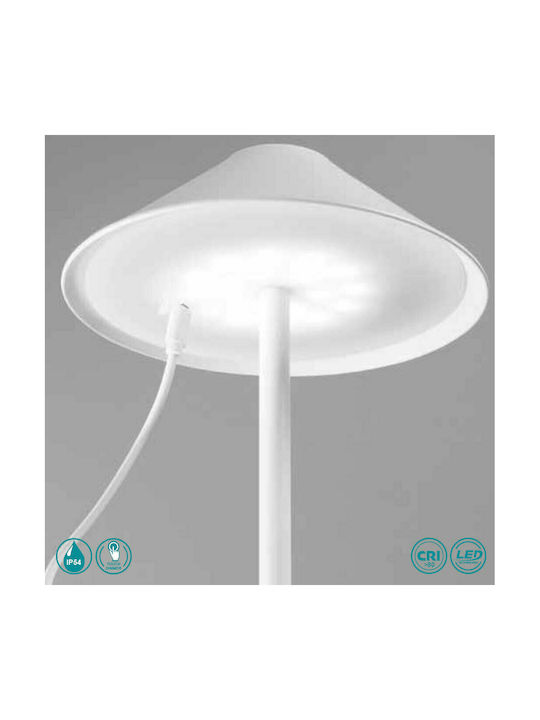 Ondaluce Moon Außenstehlampe LED für Außenbereich 3W mit Warmweißem Licht IP54 Braun