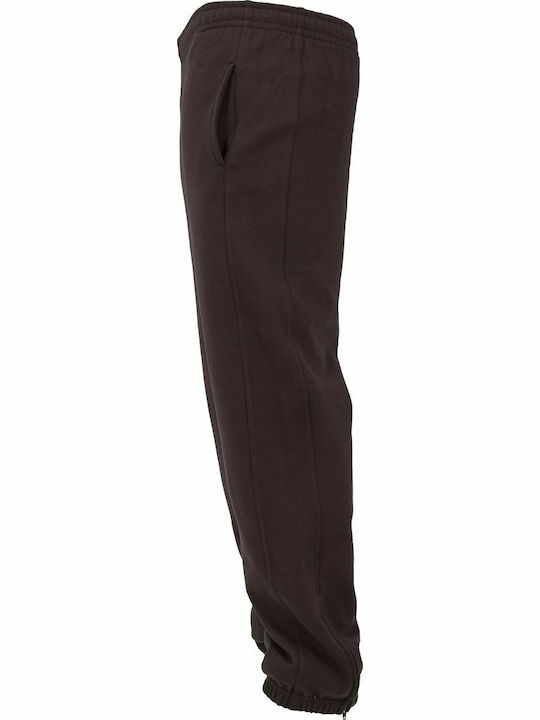 Sweatpants with Elastic Brown
