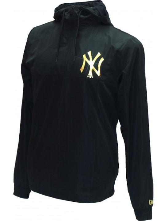 New York Yankees Χειμωνιάτικο Μπουφάν Αντιανεμικό Μαύρο