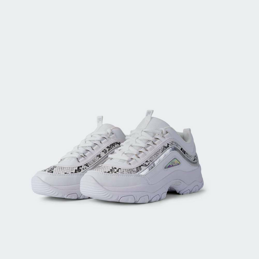 fila stompers white