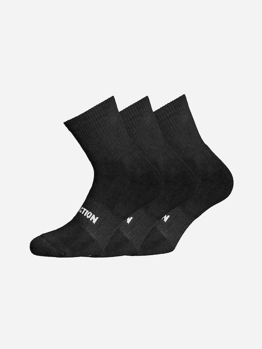 Walk Boys 3 Pack Knee-High Sport Socks Black