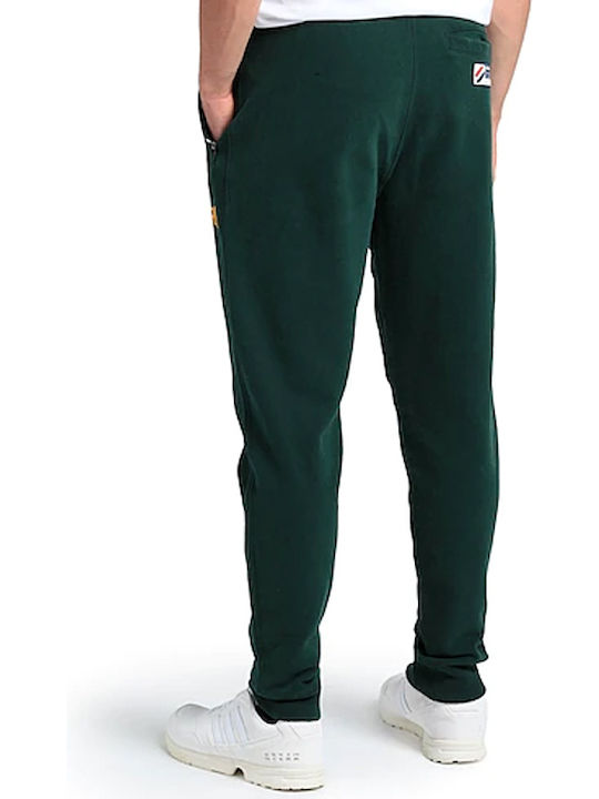 Superdry Pantaloni de trening cu elastic Verde